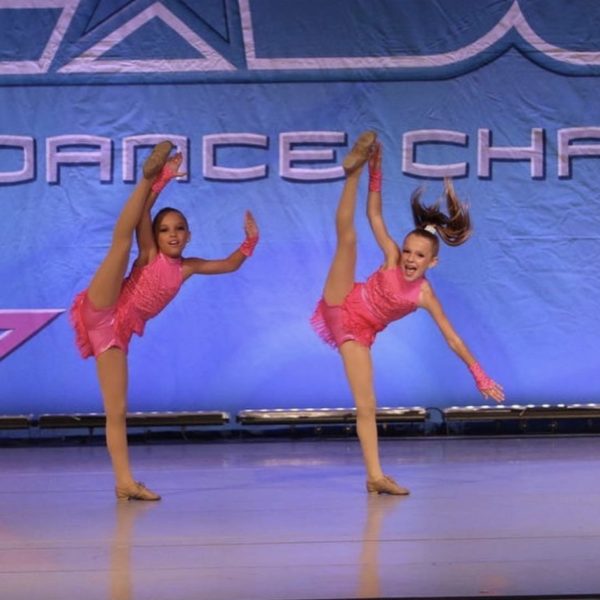 Young dancers on stage