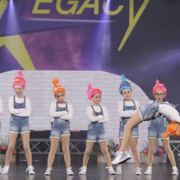 Preschool dancers in costume